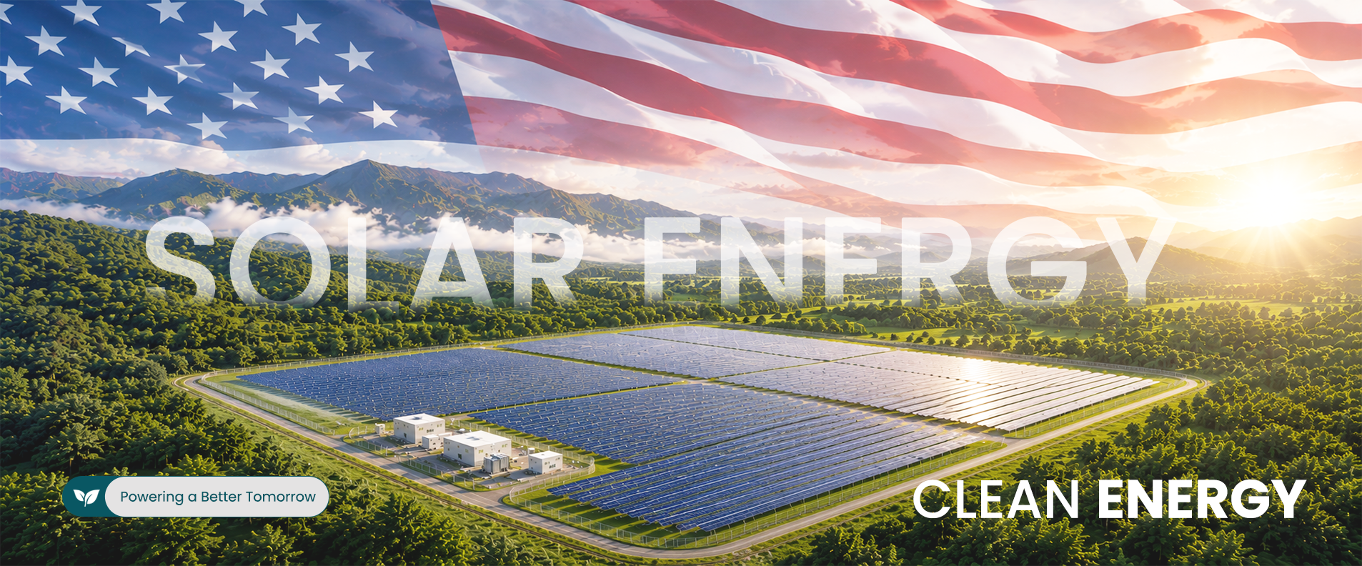 Rayzon Solar USA homepage banner highlighting high-efficiency solar panels